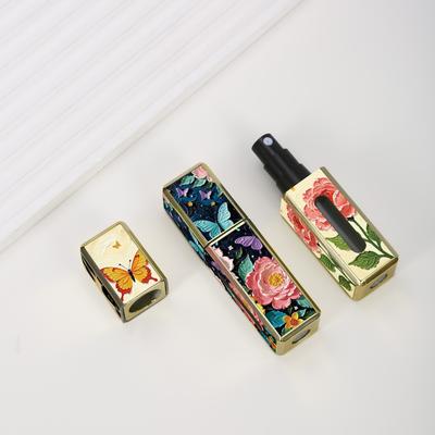 5ml Spray Rotating Bottle Refillable Empty Cosmetic Containers New Spray Atomizer Bottle