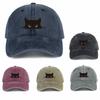 Sunscreen Cat Print Baseball Cap Peaked Cap Cotton Baseball Cap Casual Cartoon Baseball Hat  Summer