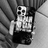 Motivational Gym Fitness Quotes Phone Case For iPhone 17 Air 16 16e 15 13 14 Pro Max 11 12 Plus 2022 MAX Cover coque