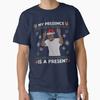 Kanye West Ye Hip Hop Rap Ugly Christmas Sweater My Presence Is A Present  Classic T-Shirt