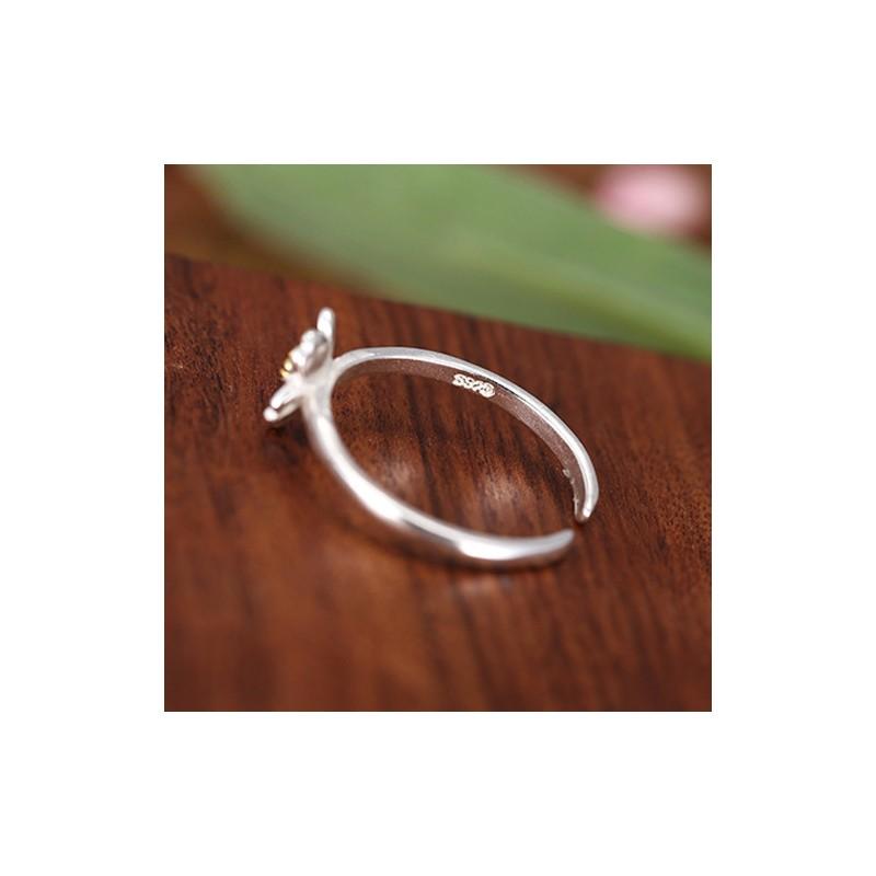 Prachtige 925 Sterling Zilveren Bloemvormige Ring Perfect Voor Verjaardagen En Speciale Gelegenheden