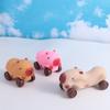 High Elasticity Capybara Squeeze Toy with Wheel Cute Pinch Toy Capybara Fidget Toy  Children