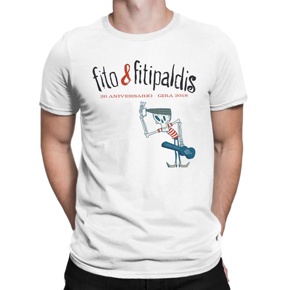 Fitos Fitipaldis Band TShirts Men Women Casual Pure Cotton Tee Shirt Round Collar Short Sleeve T Shirts New Arrival Clothing