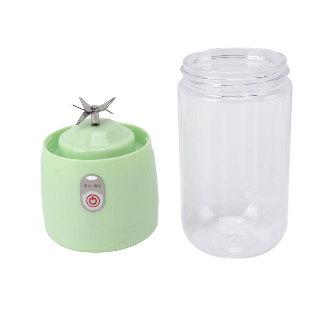 Portable Blender USB Rechargeable 6 Blades   Juicer Cup Fruit Squeezer for Travel Sports Kitchen 410ml