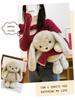 Diudiu Long-Eared Rabbit Plush Toy - Cute Sleeping Pillow & Comforting Companion for Children