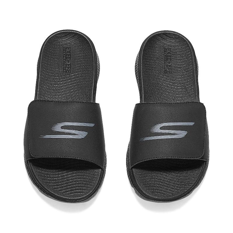 Skechers Go Consistent Sandale 2.0 O-T-G Herren Zehentrenner Leichte Dämpfung Anti-Rutsch 229412-BBK