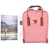 Fjallraven 16L Backpack Outdoor Bag Vinylon Pink & Rainbow Webbing Unisex 23620-312/907