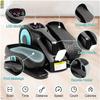 Under Desk Elliptical, Electric Seated Pedal Exerciser,  Leg Exerciser with Display Monitor, Remote Control Adjustable Speeds, E