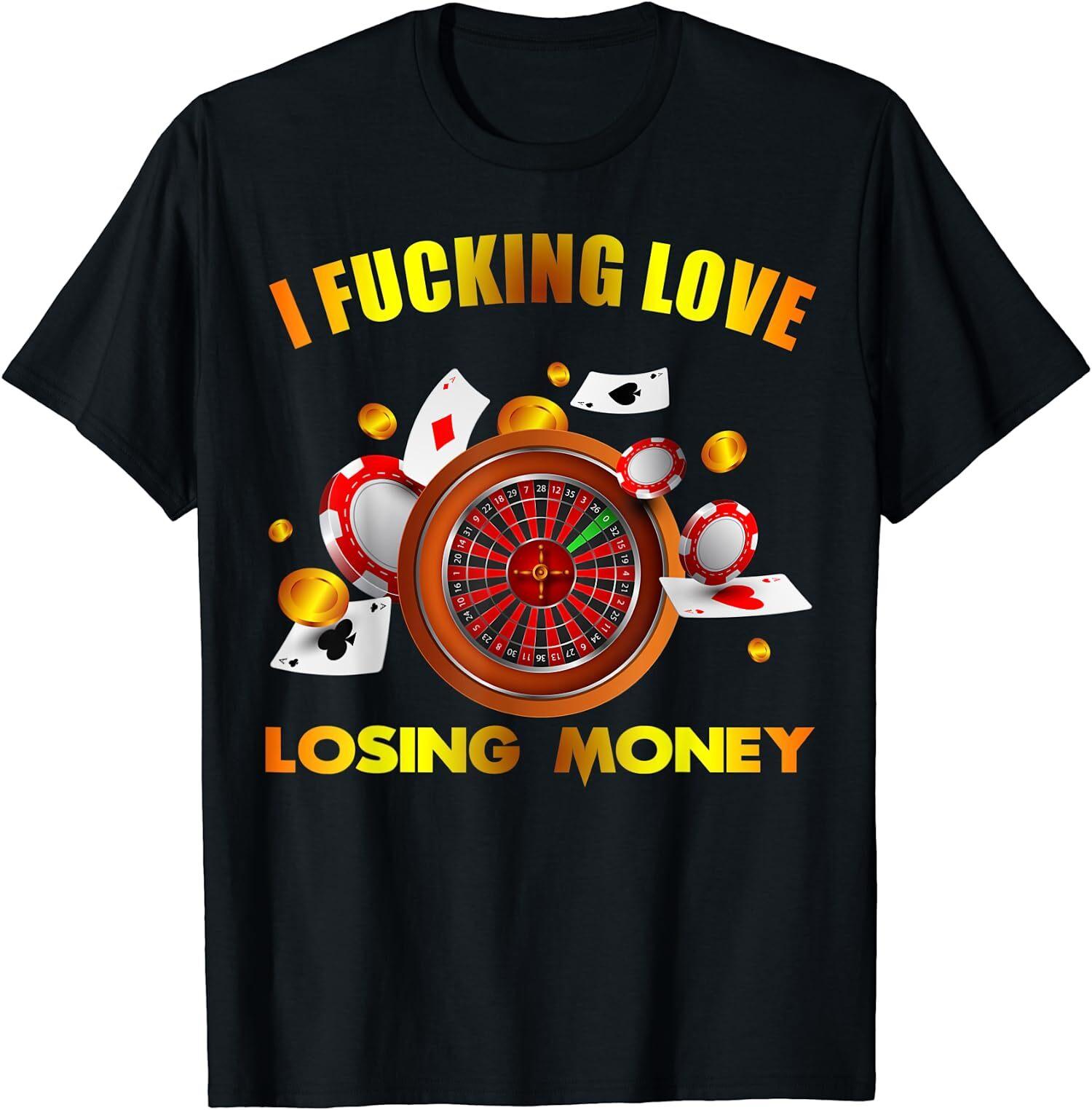 NEW LIMITED I Love Losing Money T-Shirt M