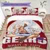 One Piece Pattern Bedding Uilt Set Uilt Cover Pillowcase Home Decoration Birthday Gift (1 * Duvet Cover + 2 * Pillowcase Without Core)
