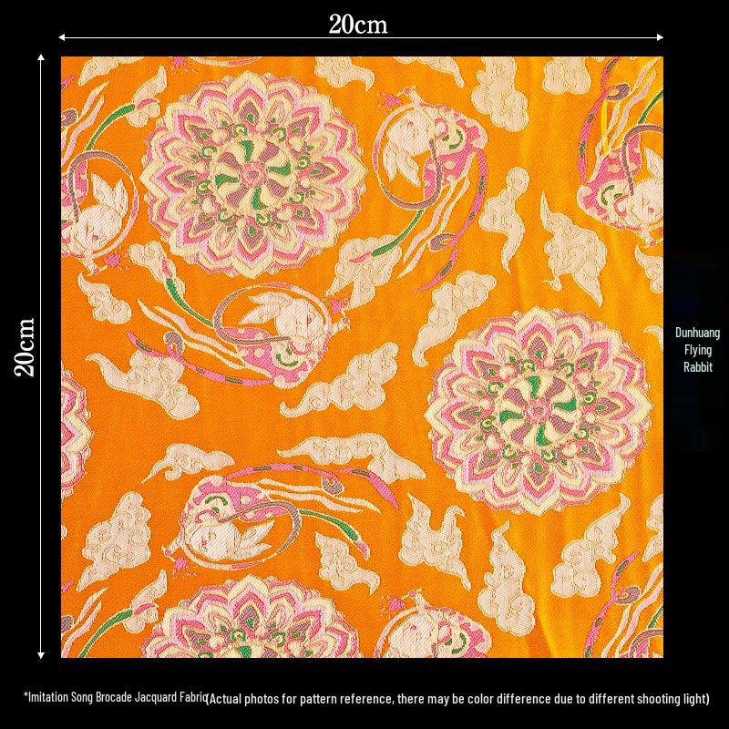 Retalhos de Tecido Brocado Jacquard Estilo Chinês para Sachê DIY e Artesanato