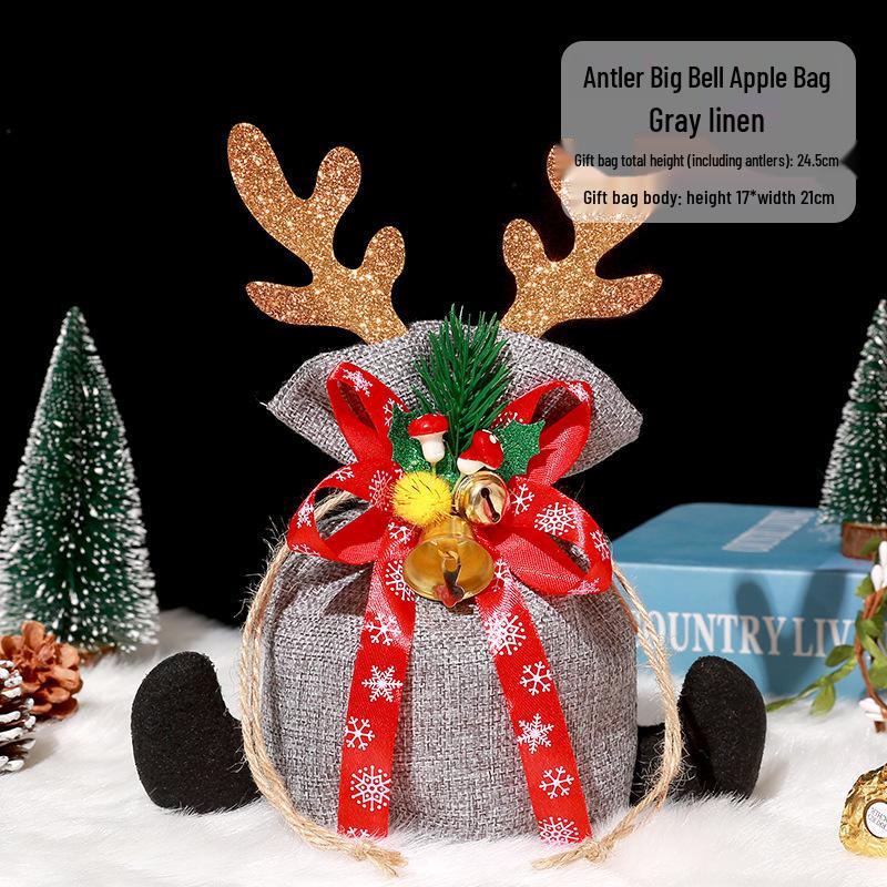 Christmas Eve Apple Candy Gift Tote & Packaging Bag