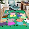 Cartoon animation Pattern Rug, Indoor/Outdoor Mat, for Picnic, Gameroom, Bedroom, Office, Living Room, Home Decor Carpet, Birthday Gift