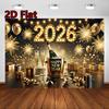 1Pcs  2D Backdrop Made of Decoration Background Winter Backdrop Decorations For Photo Studio Photo Booth Christmas Party