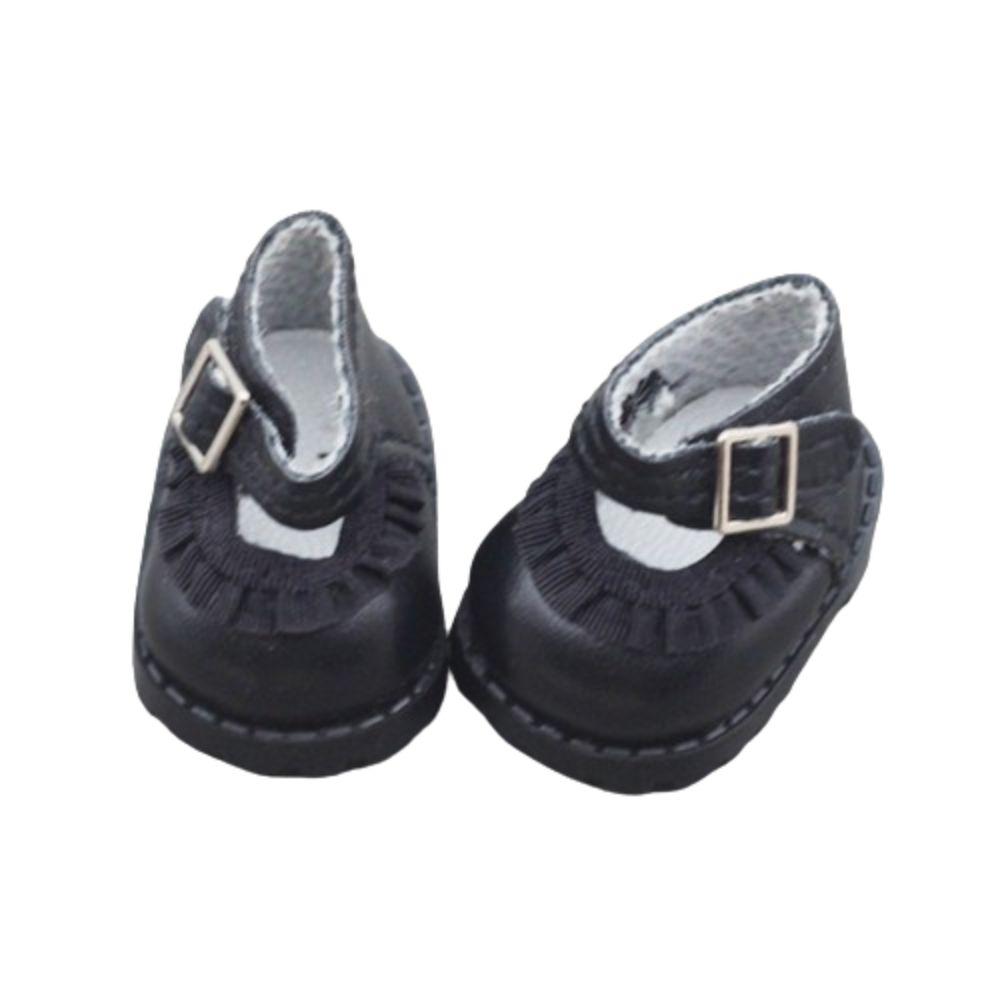 

ПУ Кукла Пальчиковая Обувь Макарон Кукла Кожаная Обувь Одежда для Куклы Обувь Куклы Лабубу Детская Игрушка чёрный