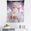 Game NNeedy Girl Overdose Tapestry Art Printing Japanese Wall Tapestry Anime Wall Hanging Home Decor