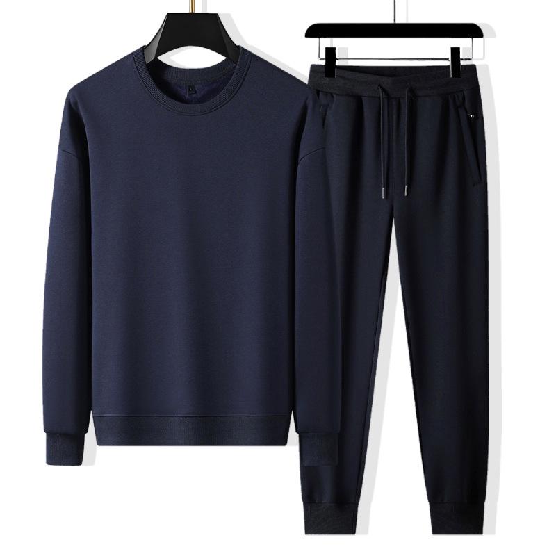 Unisex Cotton Hoodie & Joggers Set - Fashionable, Casual, Loose Fit, Plus Size - Perfect for Spring and Autumn