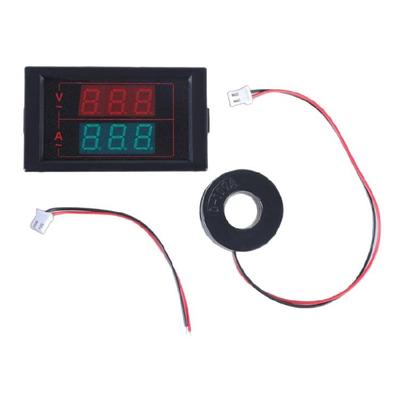 LED Digital Voltage and Current Indicator, Accurate for 50-500V/0-100A, Suitable for Industrial & Household Applications