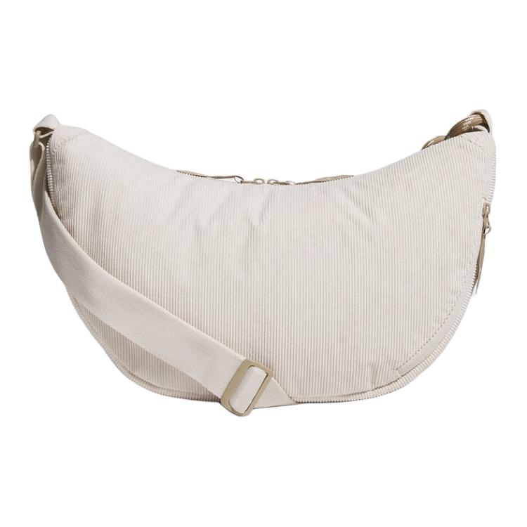 Adidas Polyester Crossbody Bag, Shoulder Bag Regular Women's Ecru Adidas JF6250