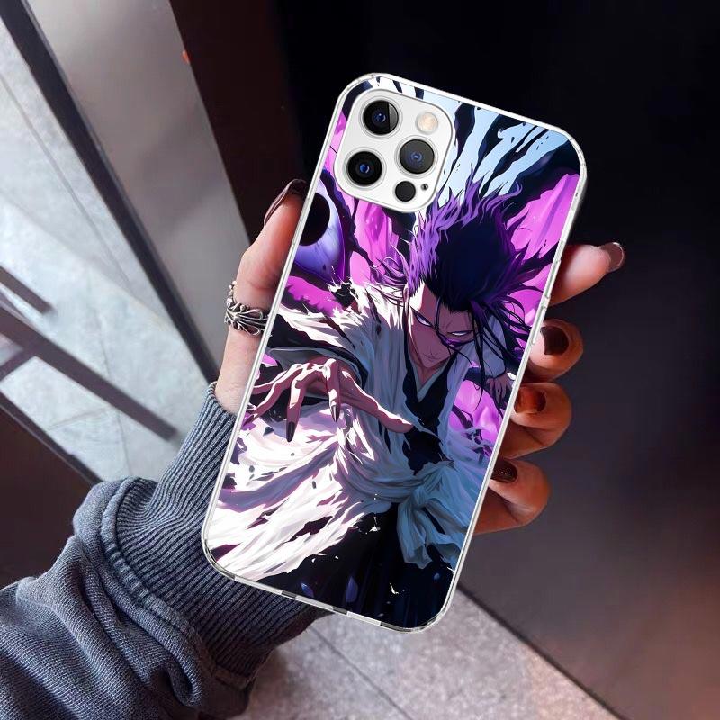 

Aizen Sousuke Bleach Phone Case For iPhone 17 Air 11 13 Mini 14 15 Plus 16 12 Pro Max 16E SE 7 8 Pattern Soft TPU Back Cover 17 iPhone 13 Pro Max