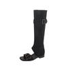 Retro style Maillard boots medium boots women's summer cool boots 2026 new huge good-looking with skirts stacked short boots