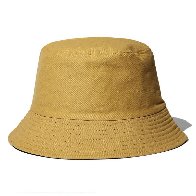 Solid Cotton Bucket Hats For Women Men Student Autumn Winter Unisex Folding Caps Hip Hop Gorros Outdoor Casual Panama Bucket Cap
