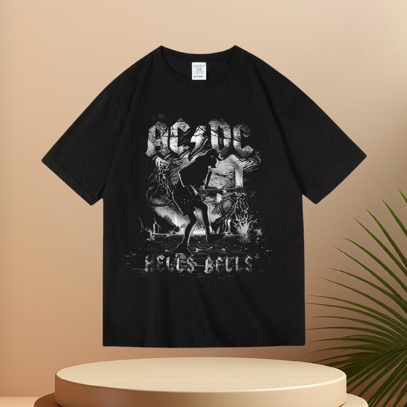 Summer New Cotton Short Sleeve Printed T-shirt for Men and Women Rock Pink Floyd Band Pink Floyd Printed T-shirt
