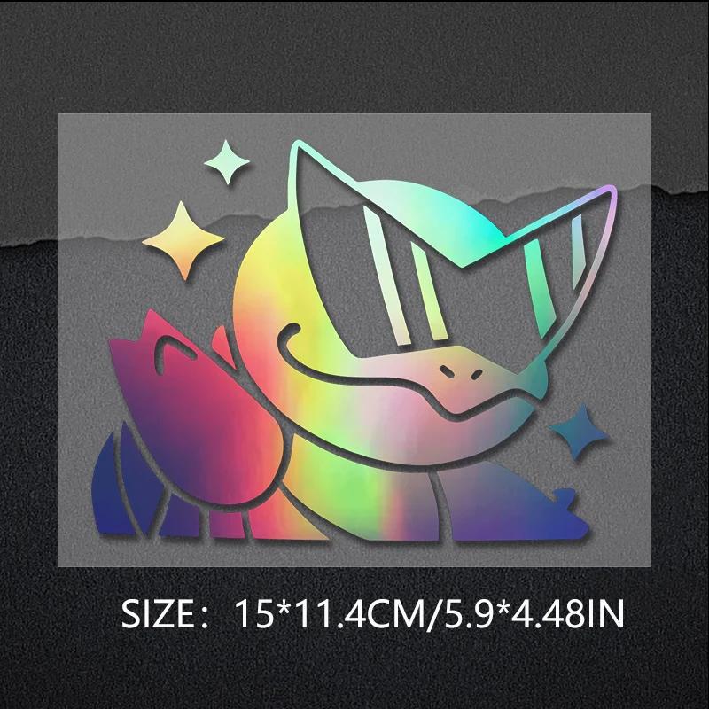 

15x11,4 см милые аниме-наклейки на автомобиль, высеченные виниловые наклейки для окон автомобиля, бампера, лобового стекла, аксессуаров для декора автомобиля