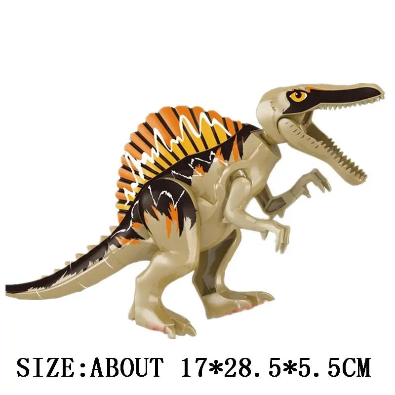 2025 Jurassic Dinosaurs World Park Spinosaurus Baryonyx Therizinosaurus Indominus Rex Building Blocks Bricks Kids Xmas Toys