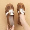 Mesh Shallow Mouth Women's Shoes Summer New Soft Sole Breathable Comfortable Versatile Lace-up Casual Lazy Shoes