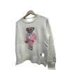 Women's Pure Cotton Bear Sweater, Heavy-duty, Autumn/Winter 2025
