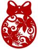 Ś16 Christmas Pendant OPENWORK Decoration CHRISTMAS Christmas Bauble FLOWER