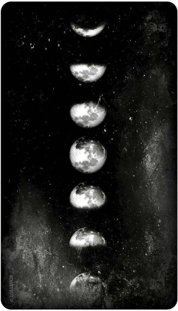 Kancharo Oraclekort Tarotlesning Sjelers Ånder Måne Inkluderer Japansk Oraclekort Grunnleggende Instruksjoner Pose 55-Korts Sett, [Jordisk & Orakel] &