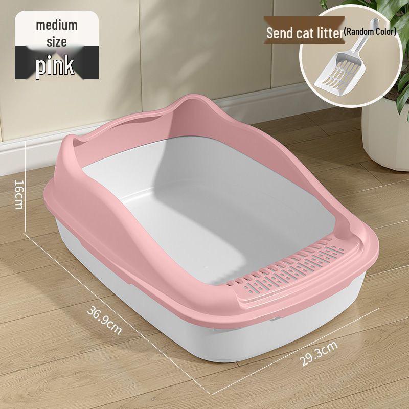 Halbgeschlossene geruchsdichte Katzen- und Hundetoilette