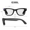 ERVPES G300 Niebieskie Inteligentne AI 8MP 30MP 1080P 22 Języki Podwójne HIFI Ochrona przed Niebieskim Światłem Unisex Okulary Audio Odpowiednie do Outdooru i Dojazdów (L)