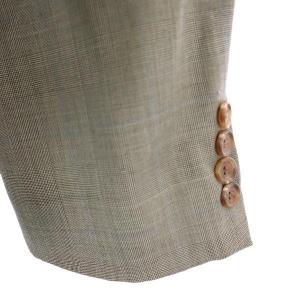 RALPH LAUREN 100% wool Check Pattern tailored jacket 38S gray Men's Used