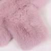 Cross Scarf Faux Rabbit Fur Thickened Soft Cozy Plush Cold Resistant Solid Color Autumn Winter Women Neck Warmer Collar Scarf for Daily Life