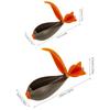 1-2PCS Fishing Rocket Feeder Bait Thrower Carp Feeder Spod Bomb Nesting Tool Float Pellet Position Thrower Fishing Accessories