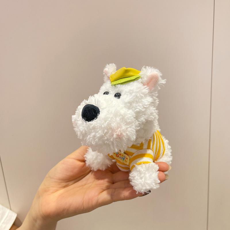 Puppy pendant plush toy dog doll keychain scribbled dog pendant