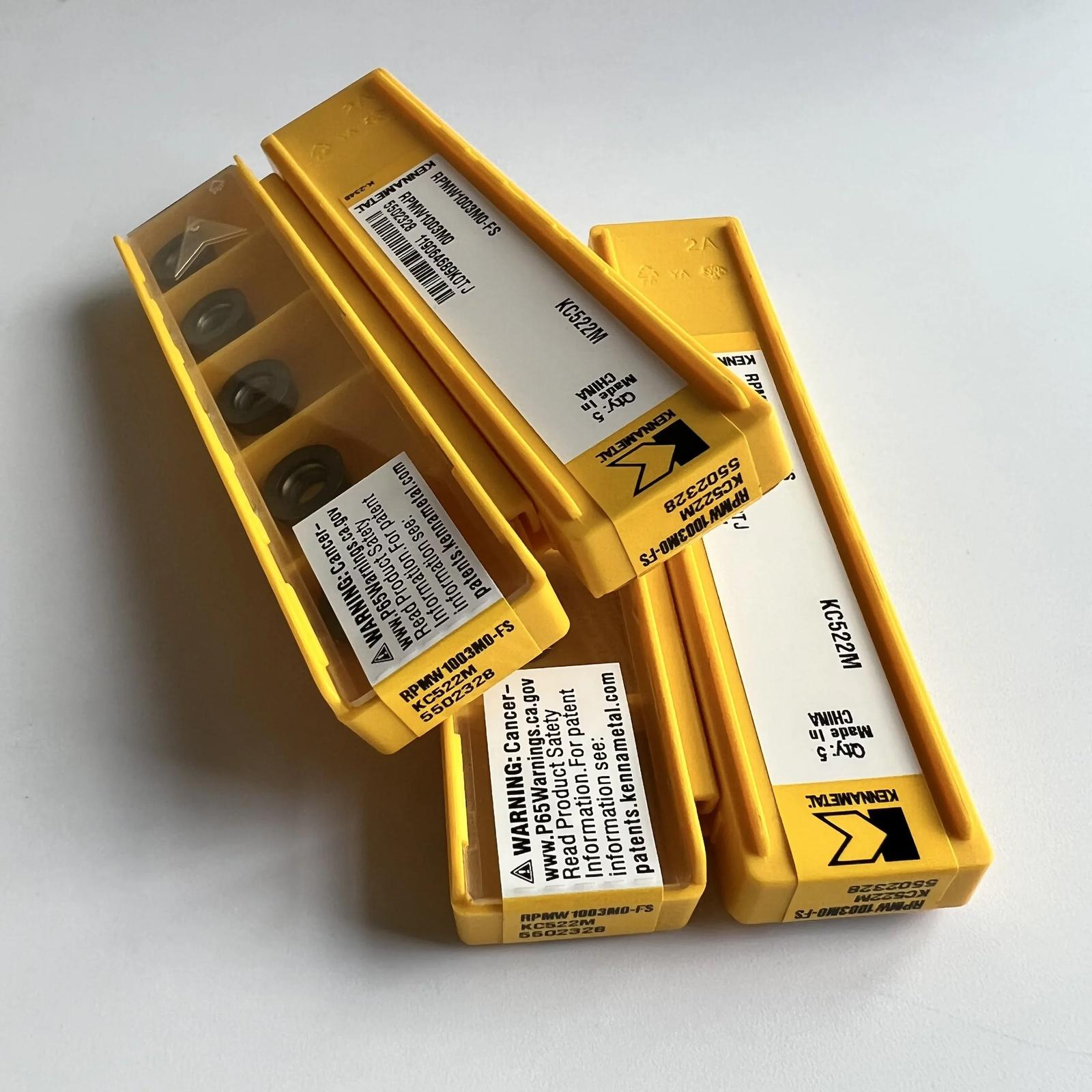 

KENNAMETEL / RPMW1003M0-FS KC522M / Original carbide blade 10 Pcs