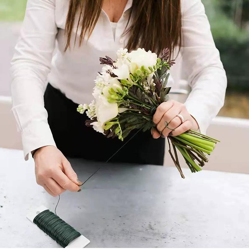 Crafts Wires Florist Flower Wire Stems Diy Flower Stem Wires Floral Arrangement Iron Wires