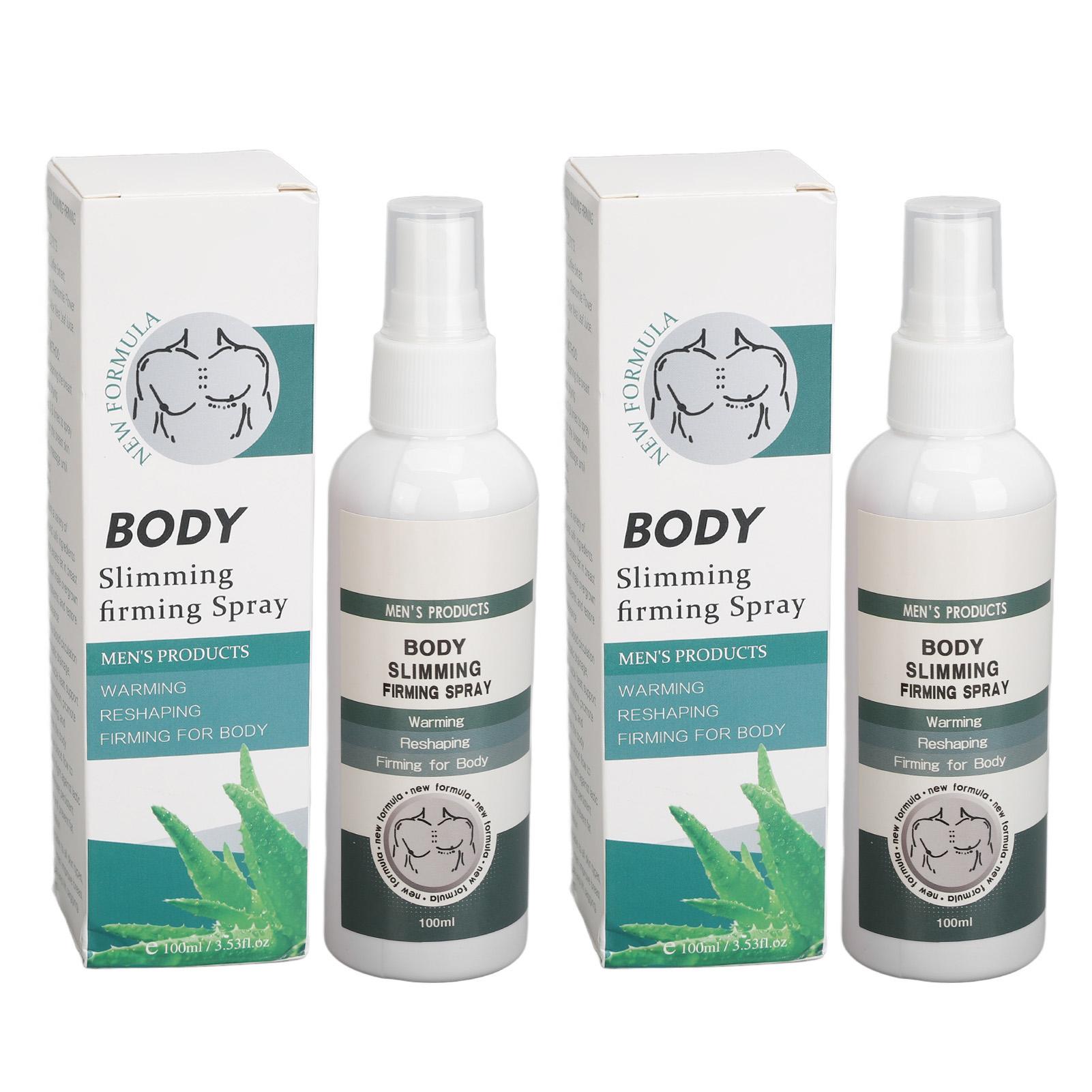 

2pcs Body Slimming Firming Spray Muscle Tightening Skin Firming Tightening Body Shaping Spray 100ml