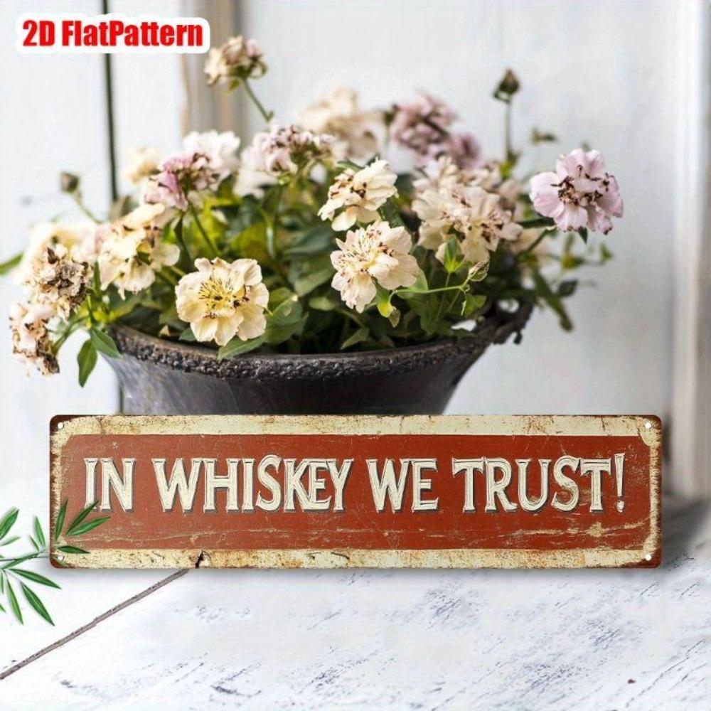 Retro Metal Wall Art for Home Office Beer Bar Decor
