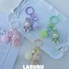 Bubble Matterab Fabric Bag, Keychain, Mobile Phone Pendant Chain, Girlfriend and Best Friend Gift, Alloy Cute Grains