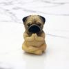 Yoga Meditation Dog Ornament Sitting Pug Figurine Statue Animal Sculpture Indoor Outdoor Garden Home Office Desktop Decoration