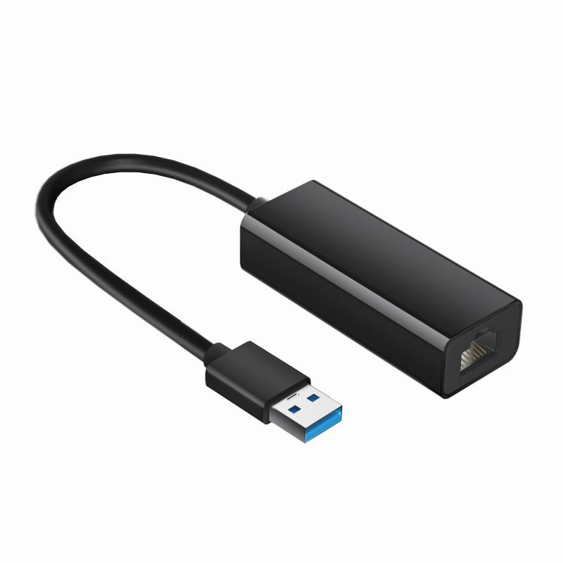 Dual Interface USB-C 3.0 to RJ45 Gigabit Ethernet Adapter for Laptops