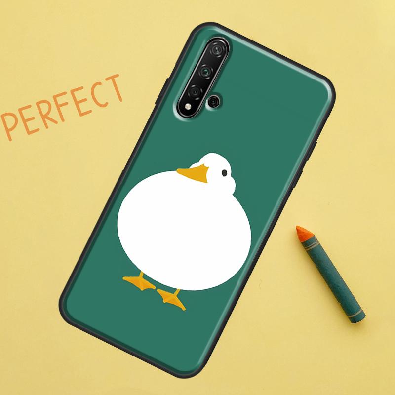 Cartoon Duck Knife Case For Huawei P Smart 2019 Nova 5T 9 10 SE 3i 8i 11i Y60 Y61 Y70 Y90 P20 P40 Lite P30 Pro