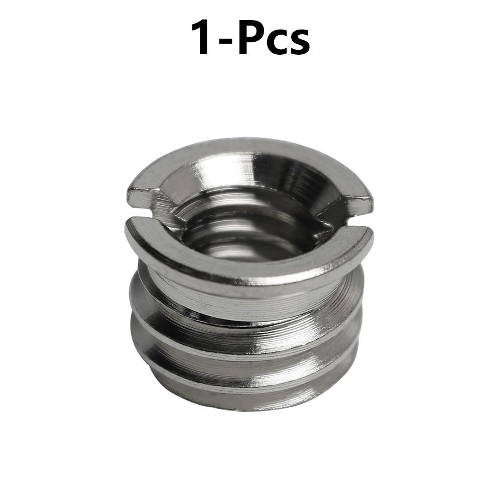

1/4 -20 Female to 3/8 -16 Male Tripod Thread Adapter Stainless Steel Standard Screw Converter for DSLR Camera Monopod Stand