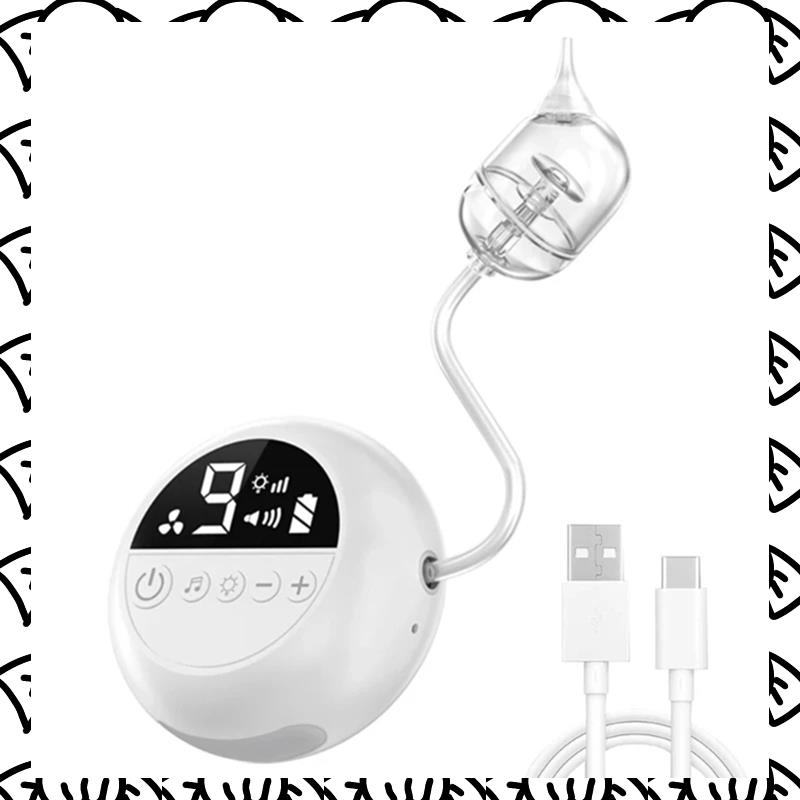 A71Z Electric Nose Cleaner With Music And Soft Glow Powerful Electric Nasal Aspirator Rechargeable Vacuum For Infants