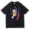 Anime Jujutsu Kaisen Suguru Geto Print T-Shirt Lockeres Plus Size Herren T-Shirt Modisches Casual Rundhals Kurzarm Damen T-Shirt
